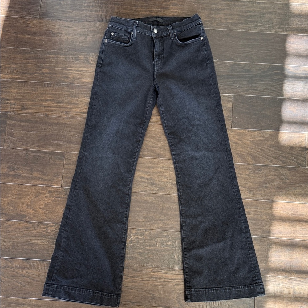 7 for All Mankind Black Dojo Taylorless Women's Jeans